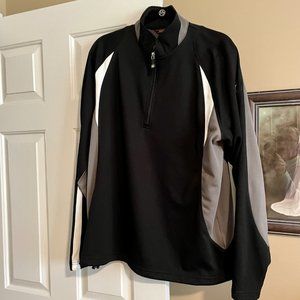 MIZUNO MEN'S WARMALITE THERMAL 1/4 ZIP PULLOVER, SIZE LARGE